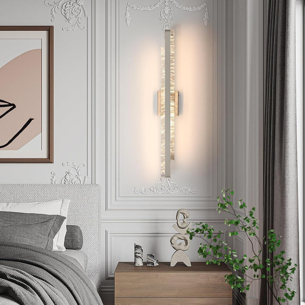 Modern Bathroom Vanity Light: Brushed Nickel 32 inch 28W Dimmable LED Bath Bar Light Fixtures Over Mirror - Wall Sconce Picture Lights for Powder Room Bedroom 3000k