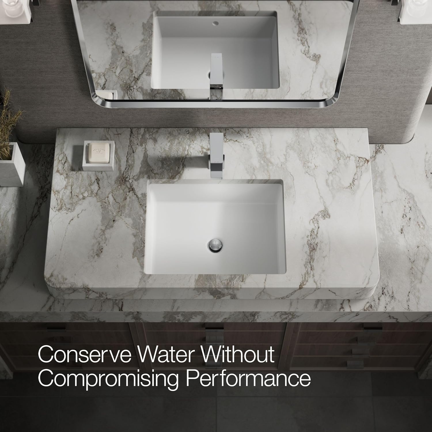 Kohler 99760-4-CP Honesty® Single-Handle Bathroom Sink Faucet, 1.2 gpm, Polished Chrome