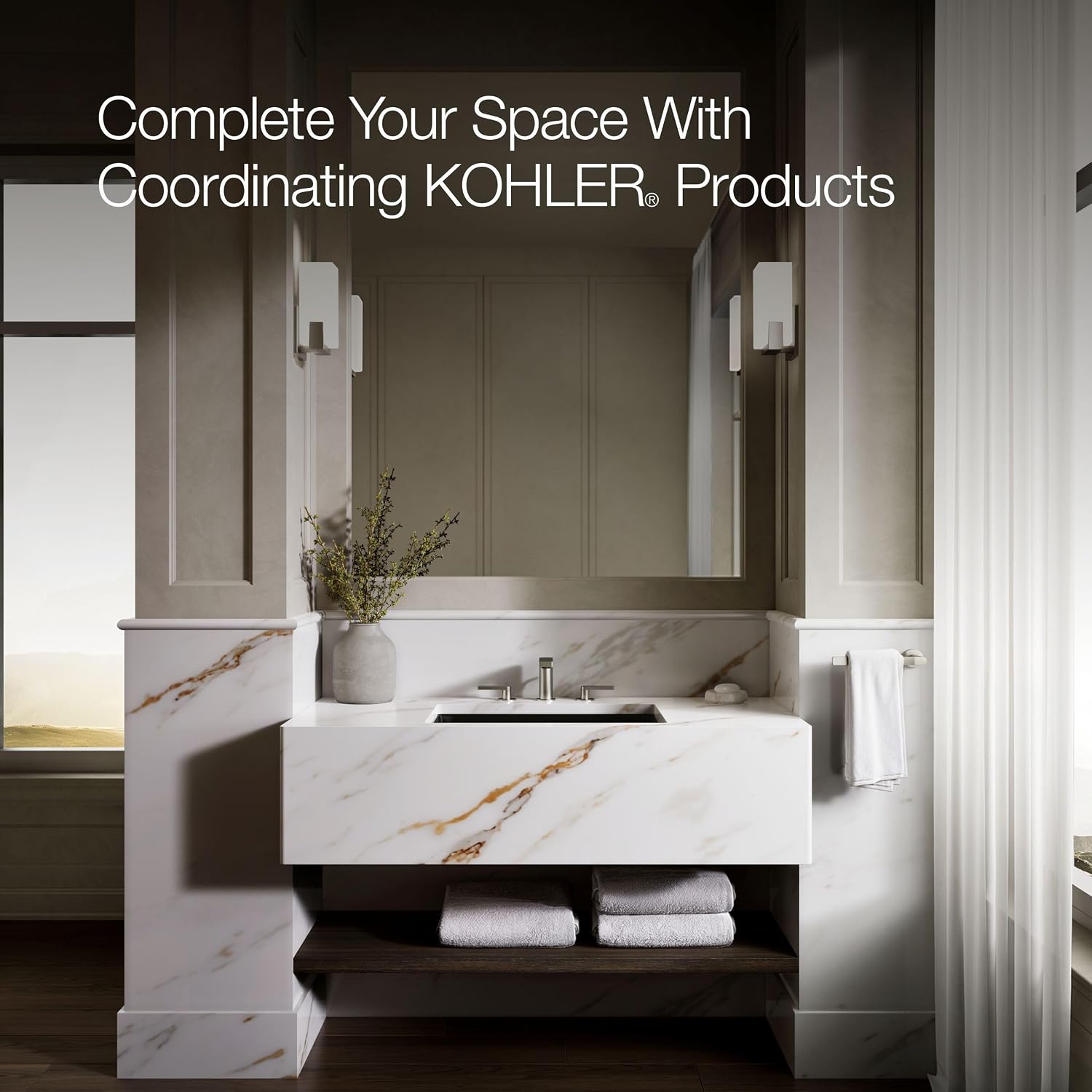 Kohler 2297-7 Kathryn 23-7/8' x 15-5/8' x 6-1/4' Undermount bathroom sink