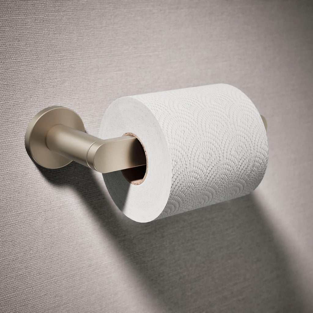 Kohler K73147-BV Composed Wall Mounted Pivoting Toilet Paper Holder Vibrant Brushed Bronze