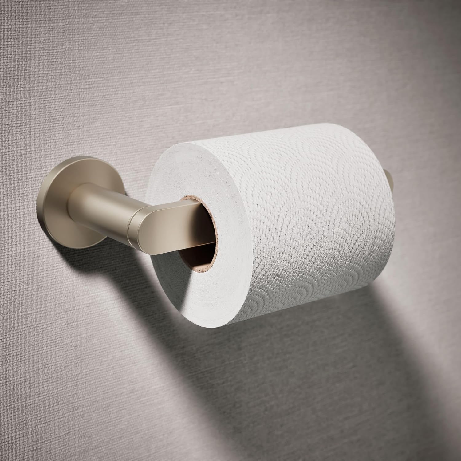Kohler K73147-BV Composed Wall Mounted Pivoting Toilet Paper Holder Vibrant Brushed Bronze