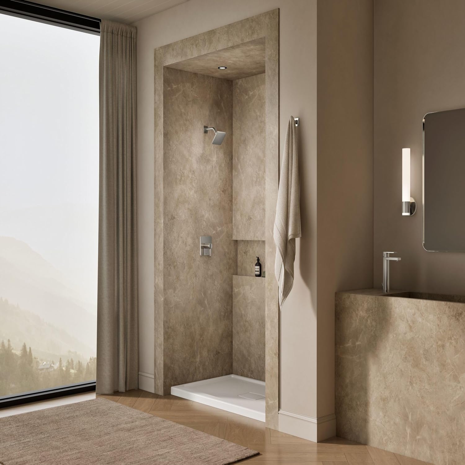 KOHLER K-TS23503-4G-SN PARALLEL® SHWR TRIM, 1.75 GPM SHOWERHEAD, Vibrant Polished Nickel