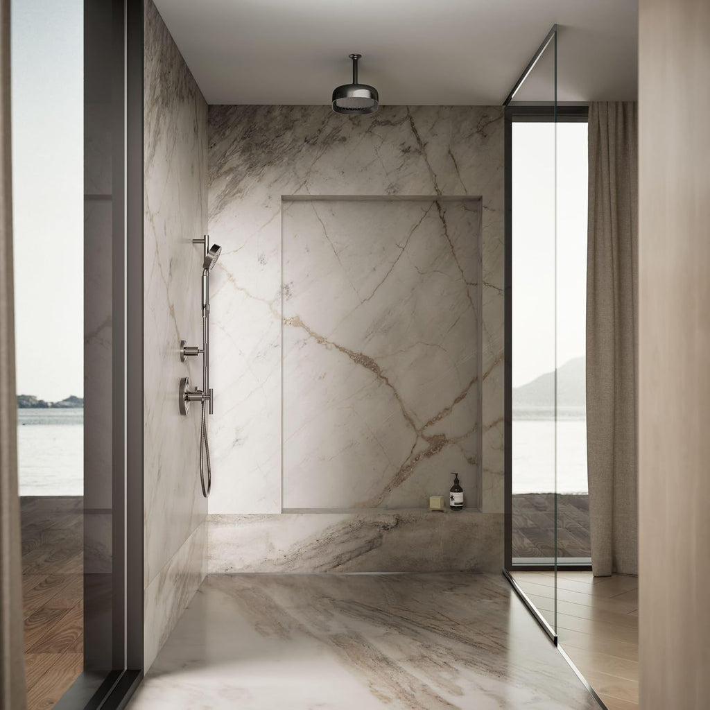 Kohler 26293-G-TT Statement® Oblong 12' single-function rainhead, 1.75 gpm, Vibrant Titanium