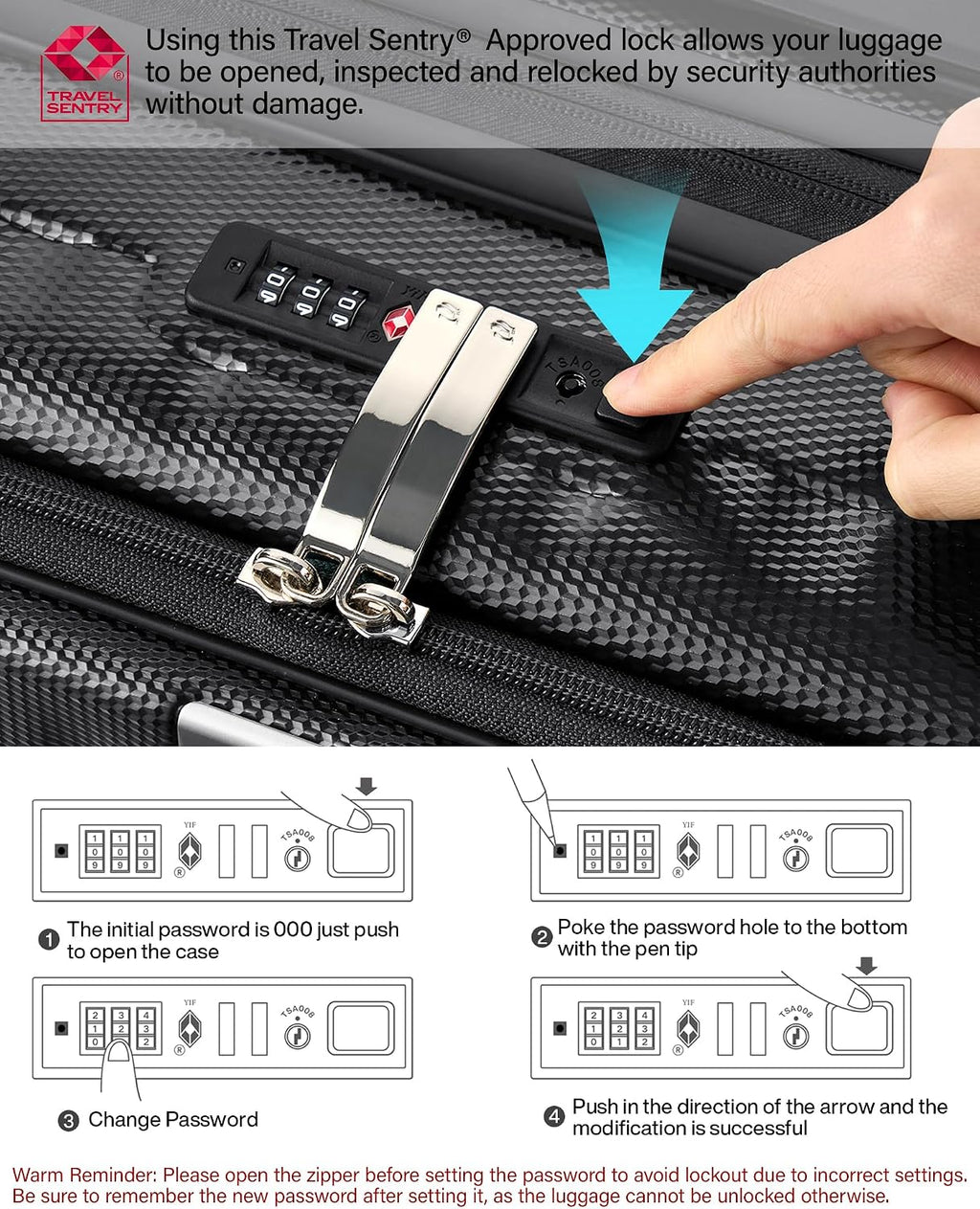 Hanke Top Opening Carry-On - Expandable 16 Inch Airline Approved Spinner | Easy-access top opening,360° spinner wheels,lightweight expandable hardshell, fits overhead bins,for overnight business trips