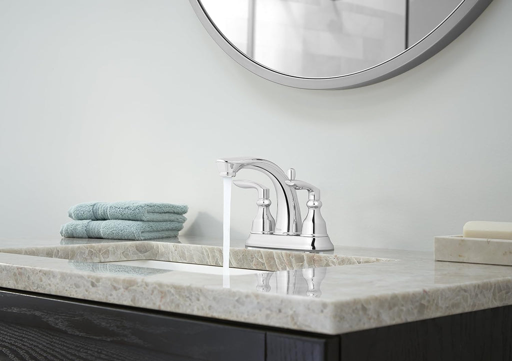 Pfister LG48-CB1C Avalon Centerset Bath Faucet, Polished Chrome, 1.2 gpm