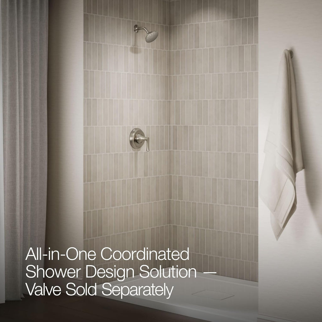 Kohler TS35938-4H-BN Buckley™ Rite-Temp® shower trim kit, 1.5 gpm, Vibrant Brushed Nickel