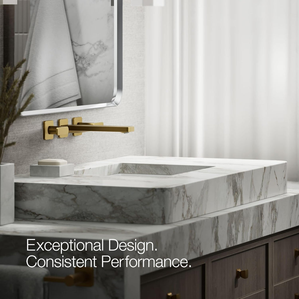KOHLER Parallel Wall-Mount Bathroom Sink Faucet Trim