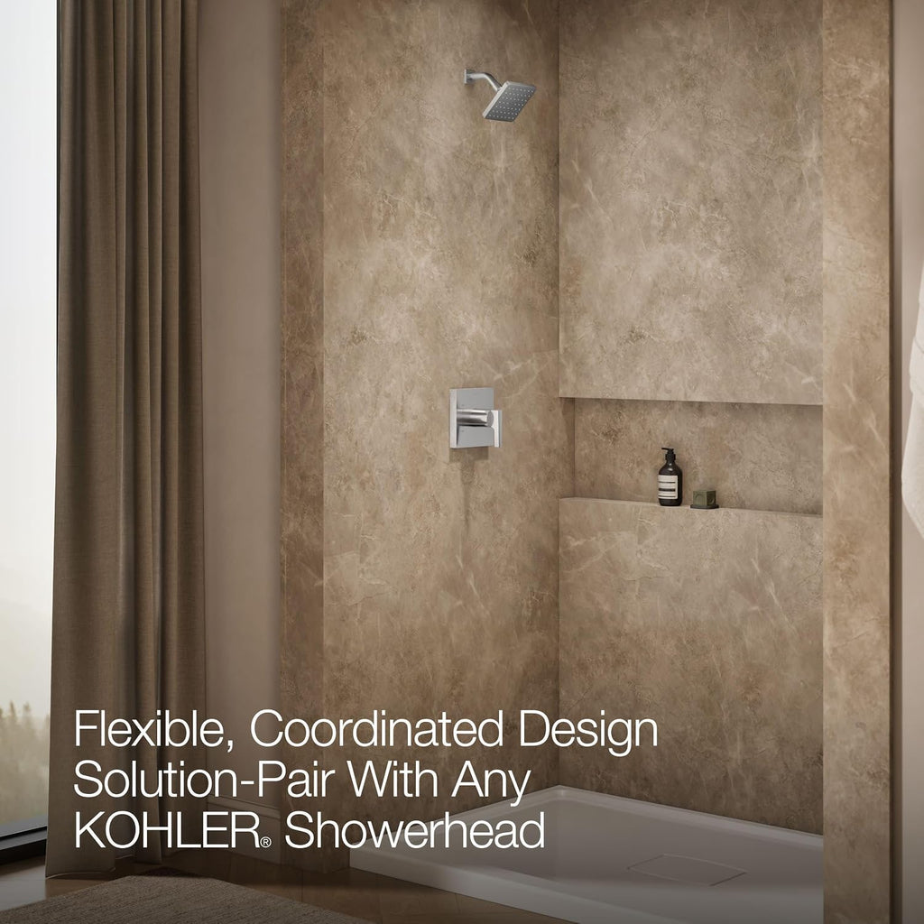 Kohler TLS99764-4-CP Rite-Temp Shower Valve Trim with Lever Handle