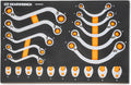 GEARWRENCH 20 Piece Specialty Ratcheting Metric Wrench Set in Foam Storage Tray - GWMSSRWMM