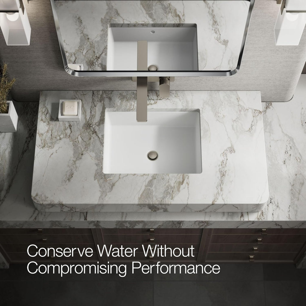 Kohler 22567-4-BN Parallel® Wall-Mount Single-Handle Bathroom Sink Faucet, 1.2 gpm, Vibrant Brushed Nickel