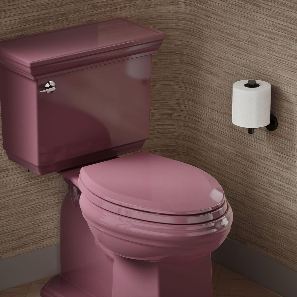 Kohler K-4652-53 Lustra Elongated Toilet Seat with Q2 Advantage, Raspberry Puree