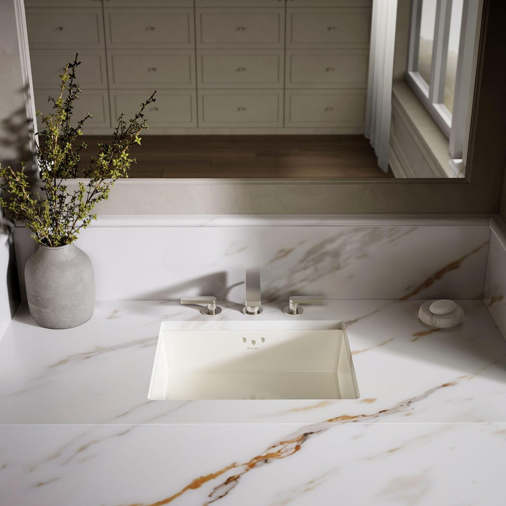 Kohler K-2330-96 Interior 1-Bowl Undermount Bath Sink Biscuit