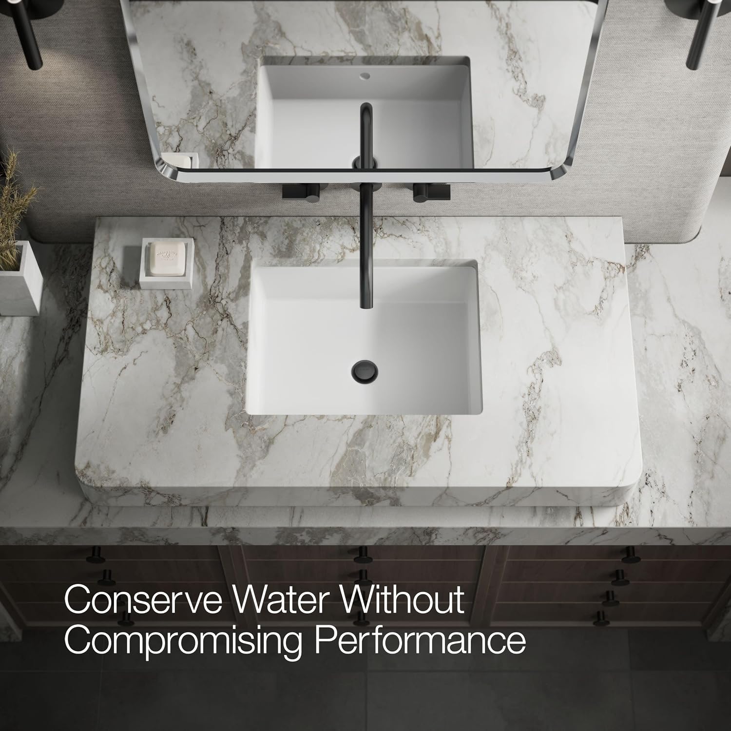 KOHLER Components Wall-Mount Bathroom Sink Faucet Trim