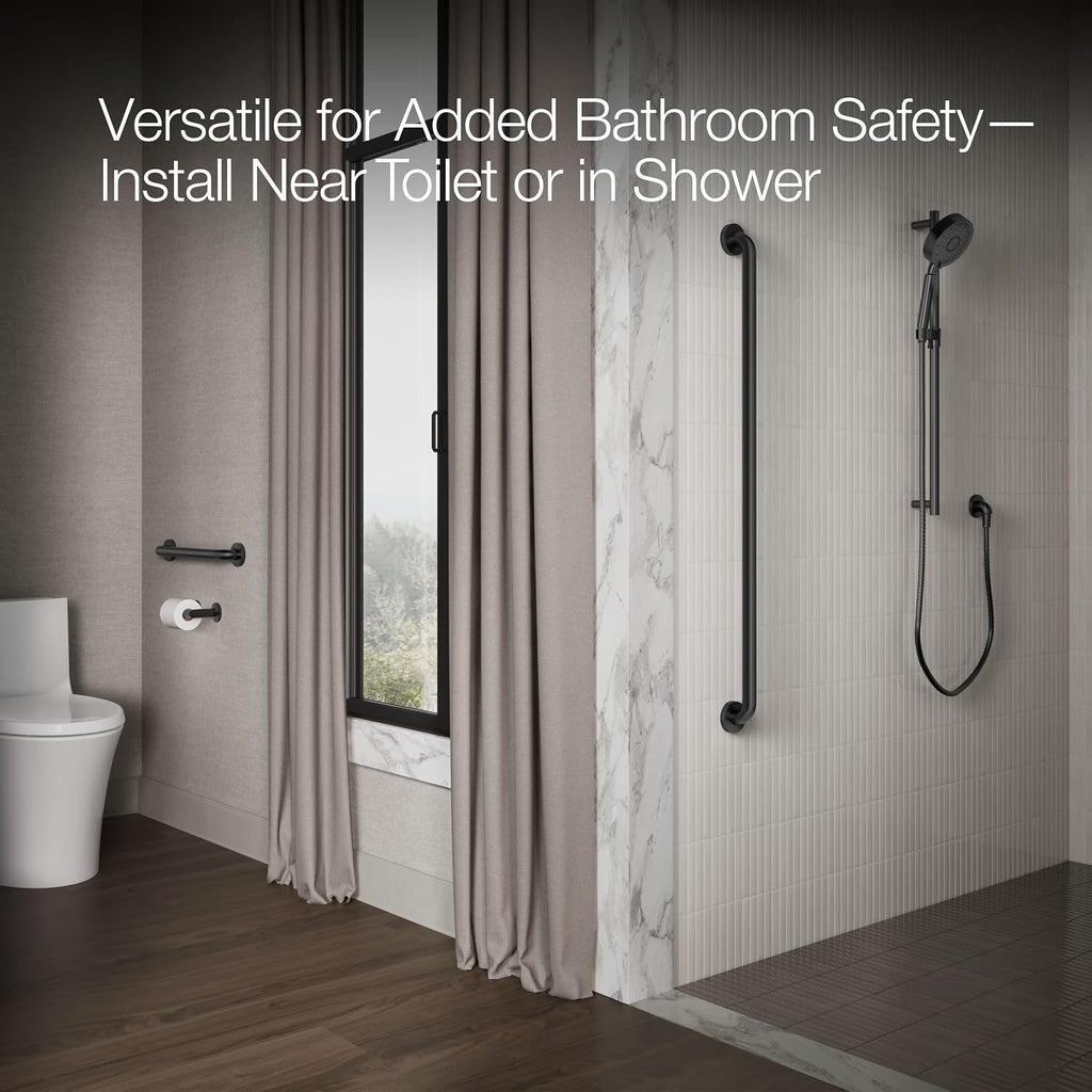 KOHLER K-14561-BL Contemporary 18' Grab BAR, Matte Black