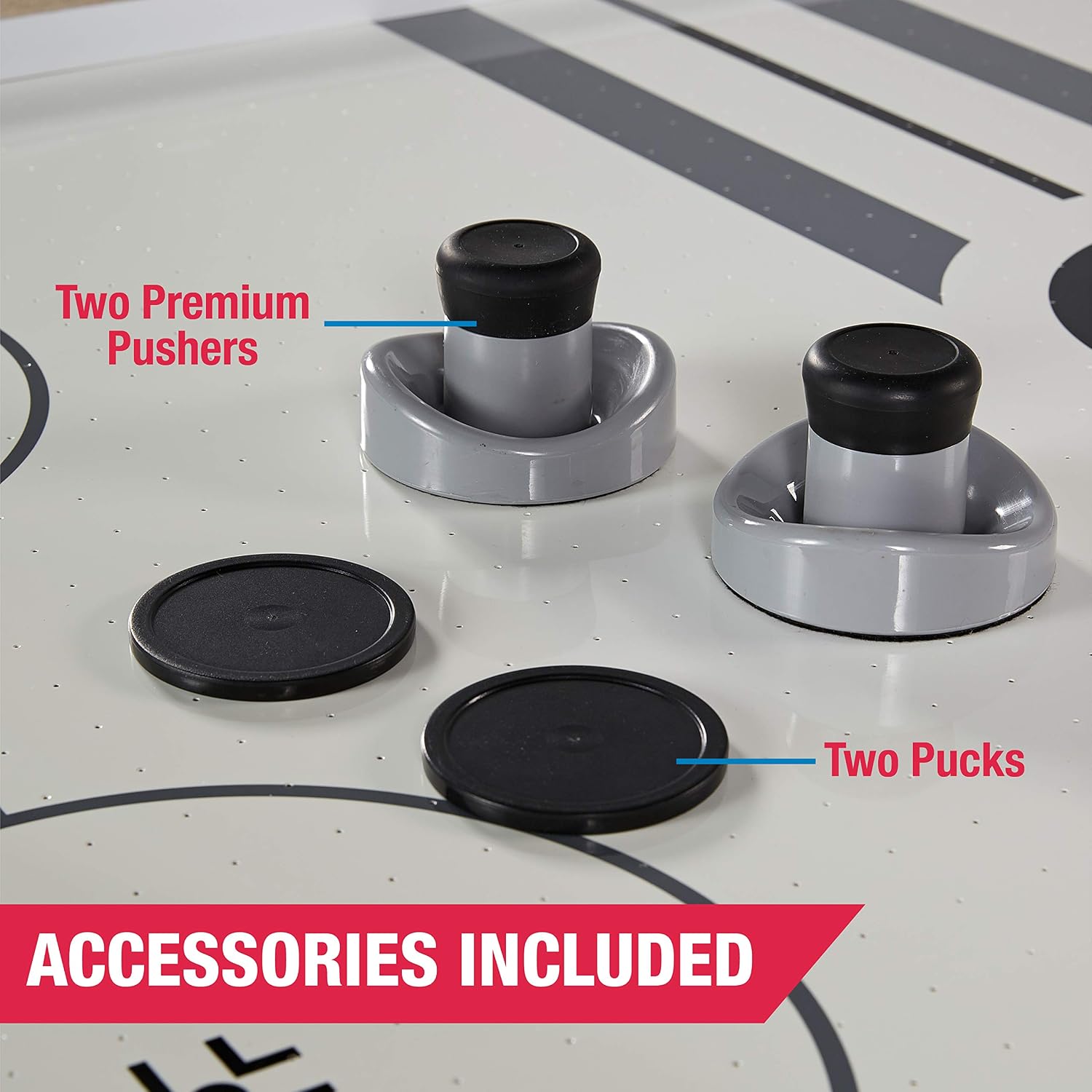 MD Sports Air Hockey Table with Arcade Electronic Scorer, Perfect for Family Game Rooms