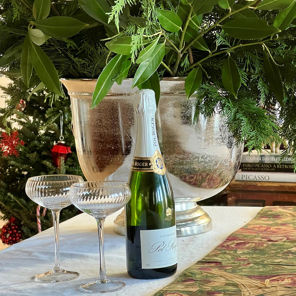 WHW Whole House Worlds Oversized Luxury Champagne Bucket with Old World Panache, 17.75 Inches, (45 cm) Grand Hotel Collection