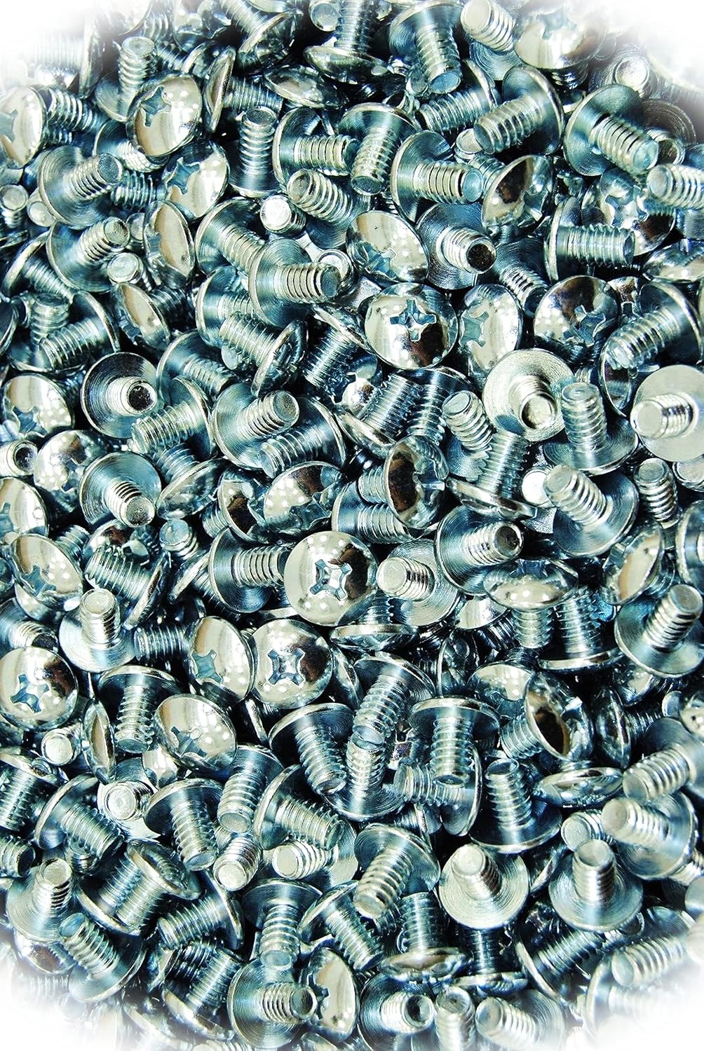 New Pack of (600) Phillips Truss Head 1/4-20 x 3/8 Machine Screws Zinc 1/4' Multi-Purpose Comprehensive Hardware Fastener Assortment Kit MoPNEM03028