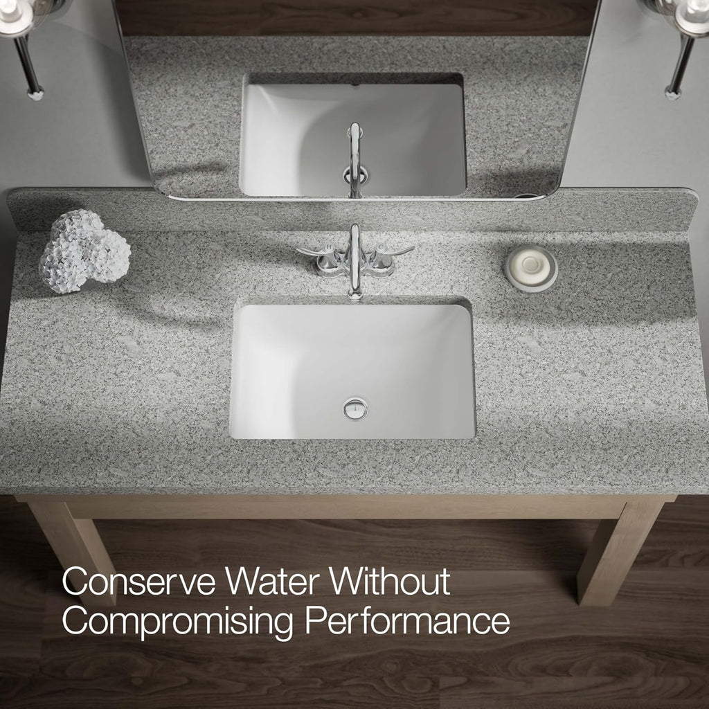 KOHLER K-27378-4K-CP Bellera® Centerset Bathroom Sink Faucet, 1.0 GPM, Corrosion Resistant, Polished Chrome