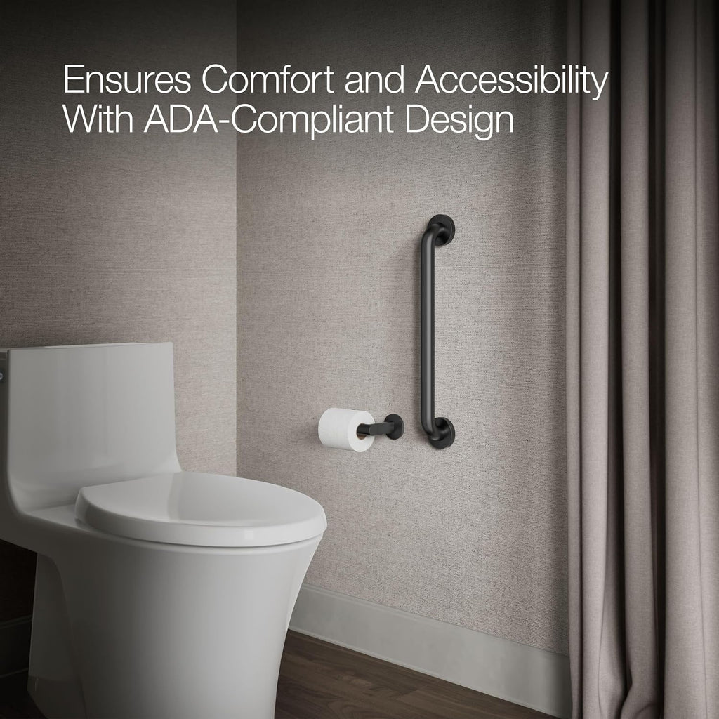 KOHLER K-14561-BL Contemporary 18' Grab BAR, Matte Black