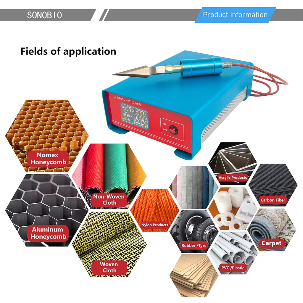 Ultrasonic Cutter/Ultrasonic Knife /25kHz Laboratory Industrial Ultrasound Cutting Knife Machine for Plastic & Nomex Honeycomb