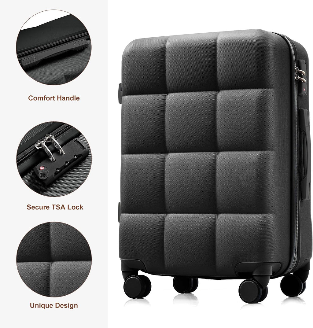 Hardshell Luggage Sets Suitcase with TSA Lock Luggage with Travel Bag