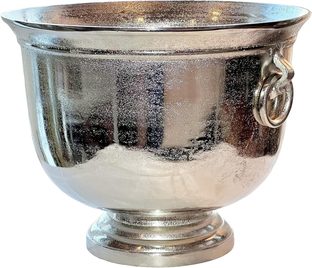 WHW Whole House Worlds Oversized Luxury Champagne Bucket with Old World Panache, 17.75 Inches, (45 cm) Grand Hotel Collection