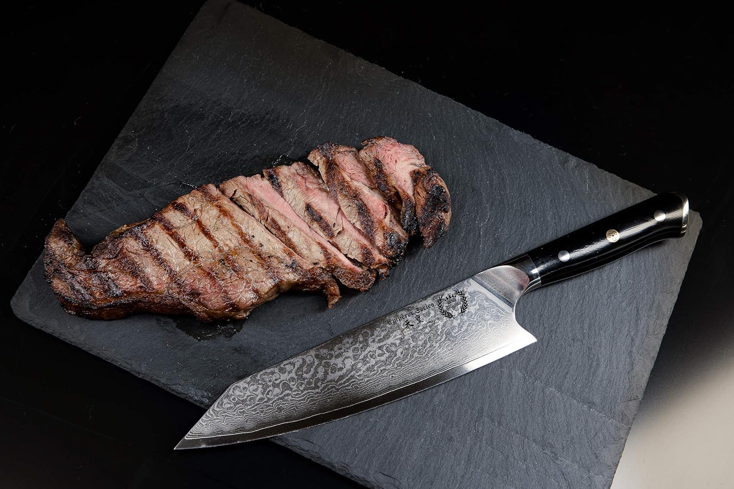 Regalia Kiritsuke Chef Knife: Professional Japanese 8.5 Inch AUS10 Premium High Carbon 67 Layer Damascus Steel Chef's knives w/G-10 Handle Knives