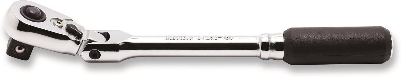 Ko-ken 2726ZB-3/8(L160) 1/4' Body 3/8' Sq. Dr. Ratchet Handle 72 teeth Flexible Head Length 160mm Quick Release Z-series