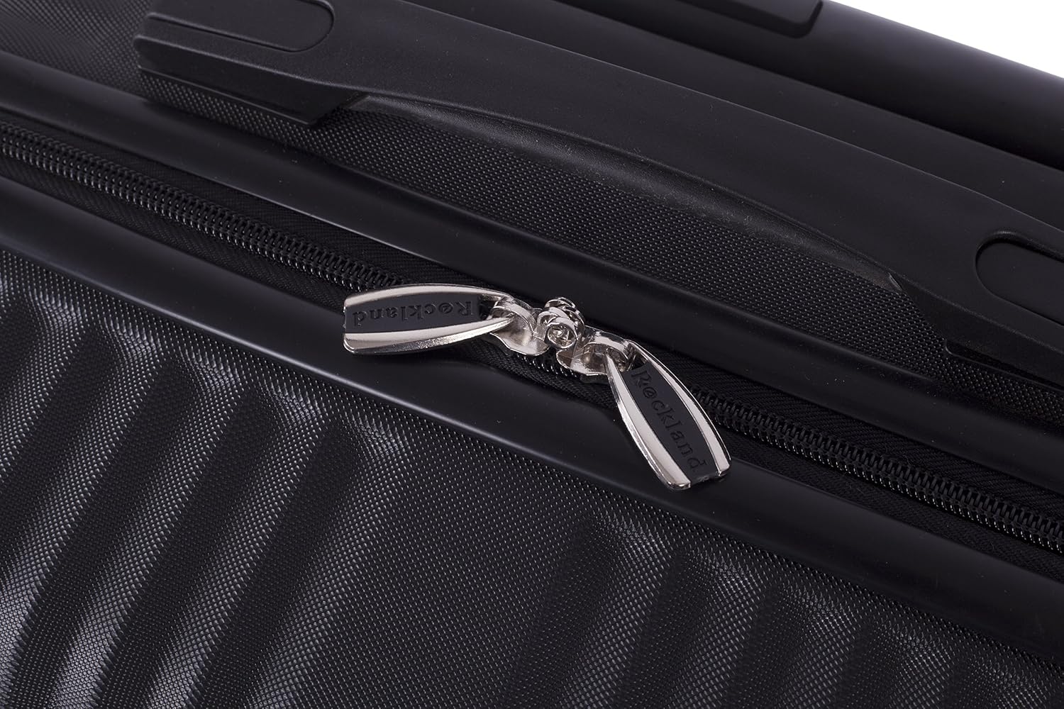 Rockland Berlin Hardside 3 Piece Expandable Spinner Wheel Luggage Set, (20'/24'/28'), Black