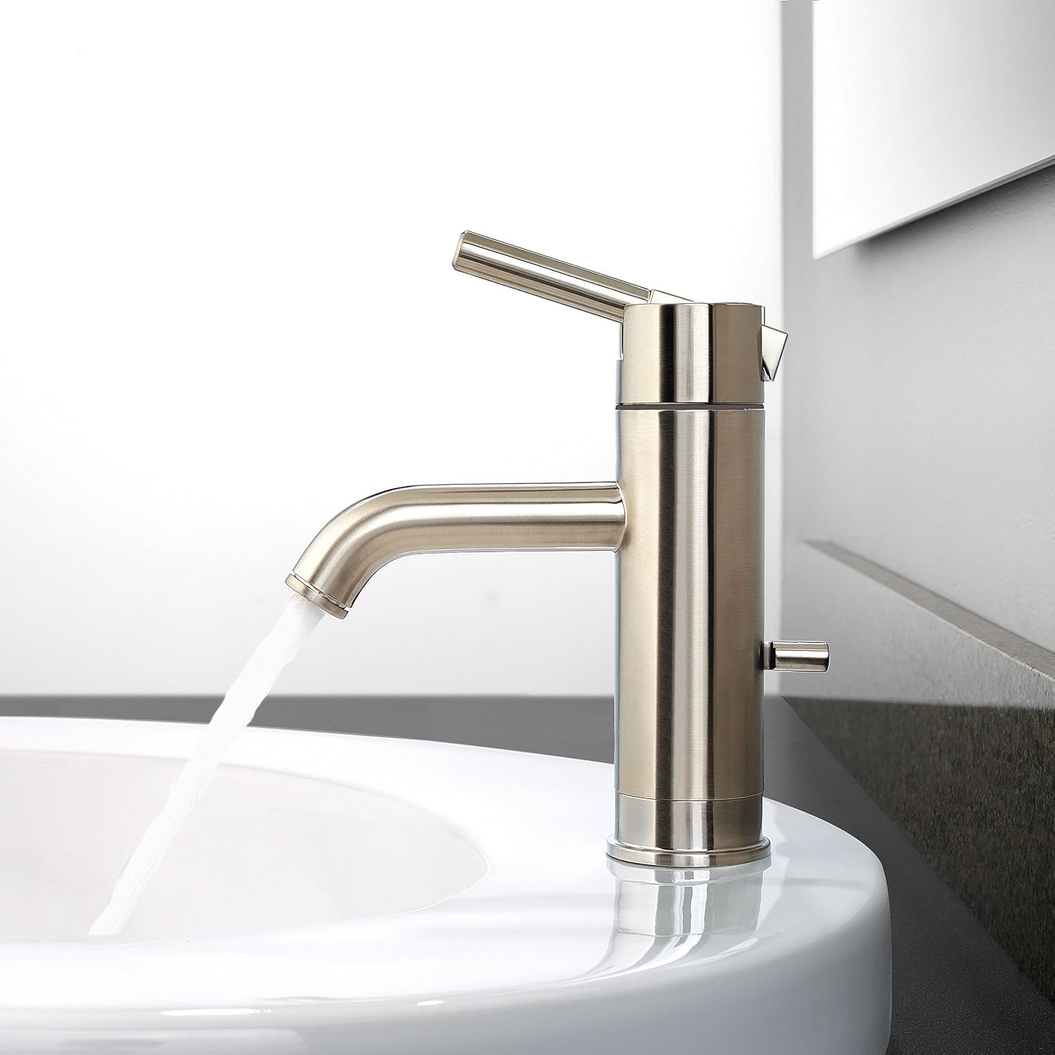 Pfister LG42NK00 Contempra Single Control Bathroom Faucet in Brushed Nickel