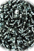 New Pack of (825) Hex Washer Head 1/4' x 1' Self-Drilling EPDM Roofing Siding Screw Multi-Purpose Comprehensive Hardware Fastener Assortment Kit MoPNEM03811