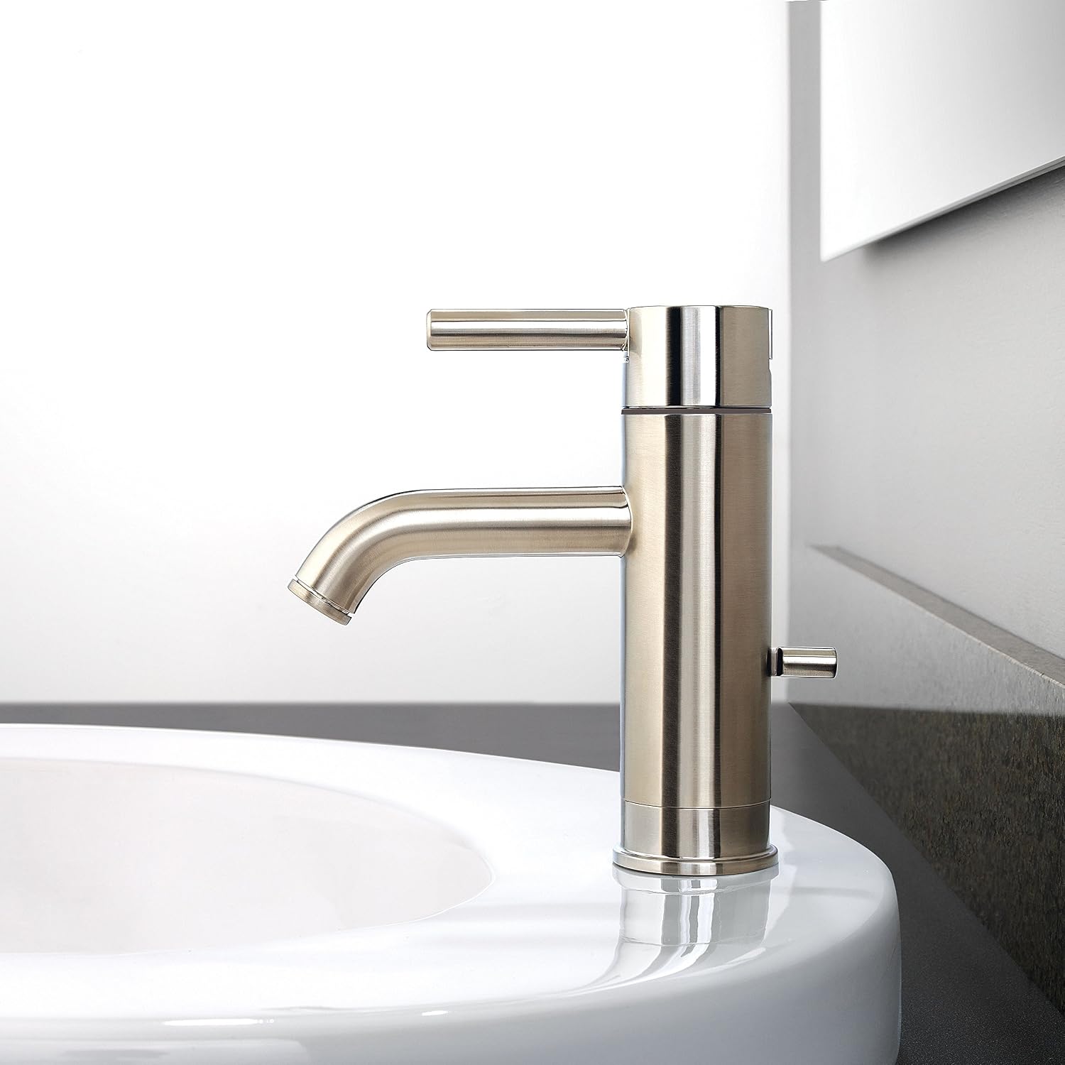 Pfister LG42NK00 Contempra Single Control Bathroom Faucet in Brushed Nickel