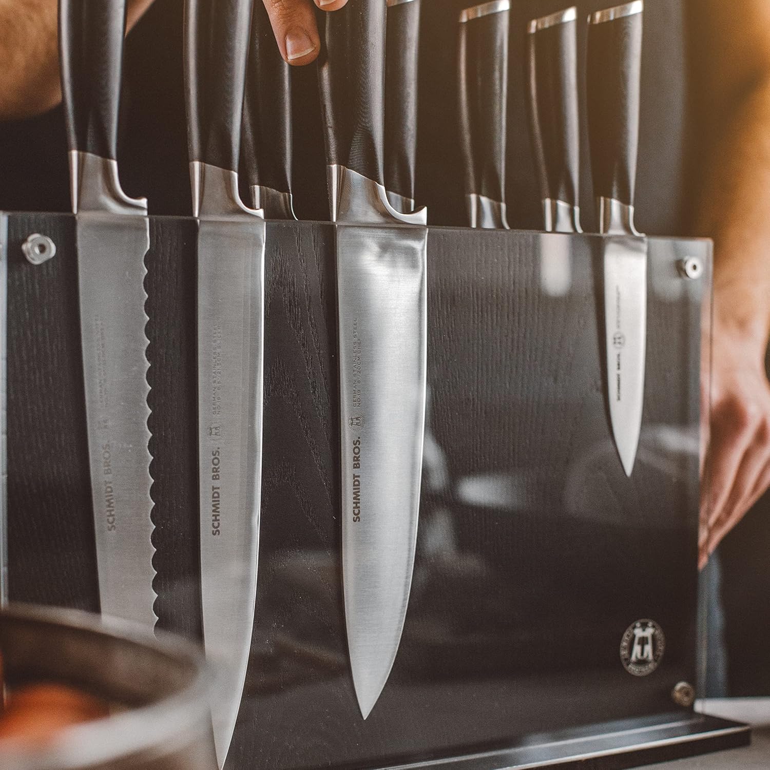 Schmidt Brothers - Heritage, 8.5' Bread Knife, High-Carbon German Stainless Steel Kitchen Cutlery