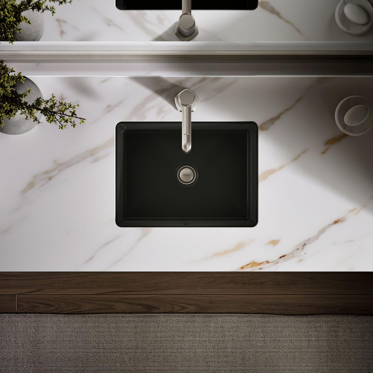 KOHLER Verticyl Rectangle under-mount bathroom sink