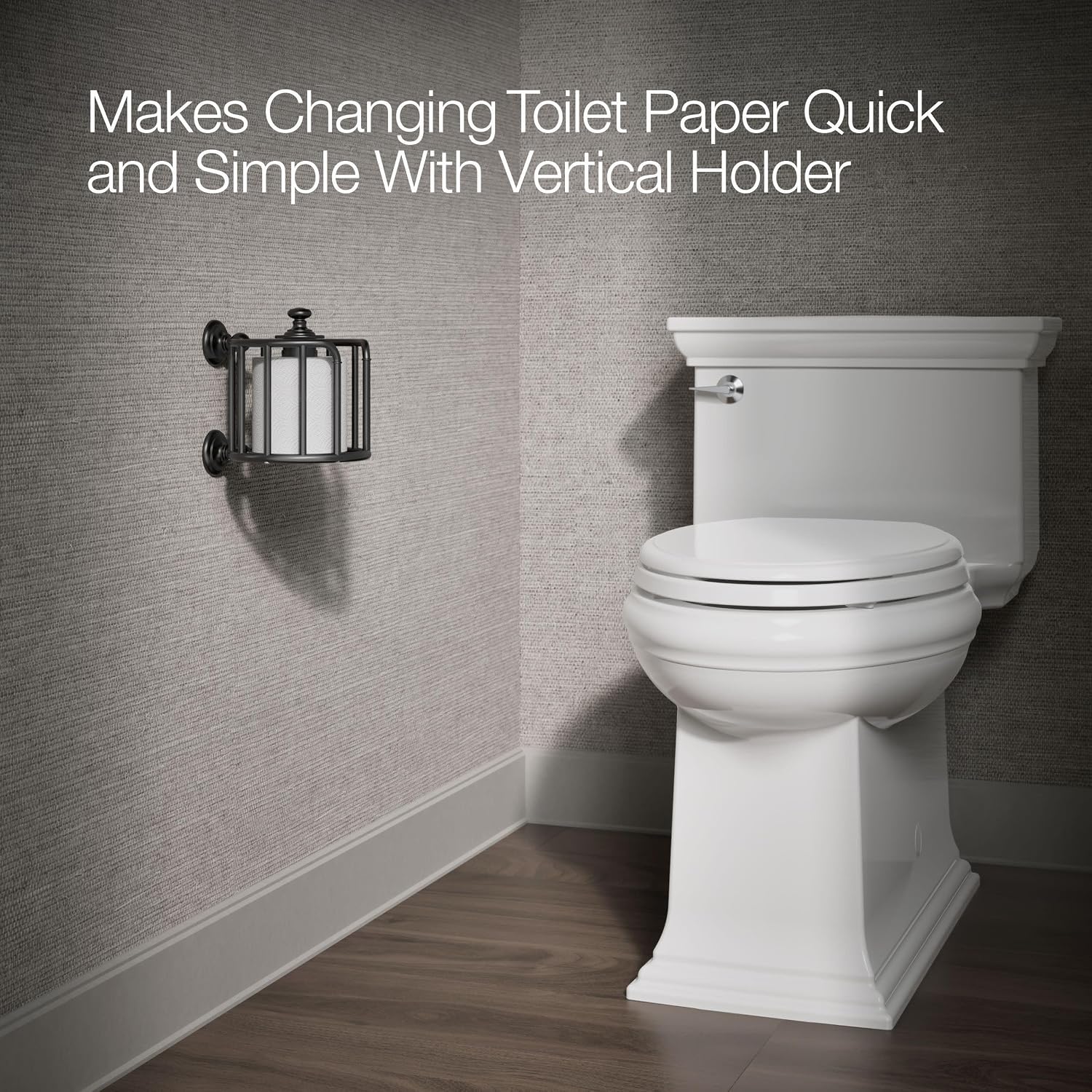 Kohler 72576-BL K-72576-BL Artifacts Tissue Carriage, Matte Black