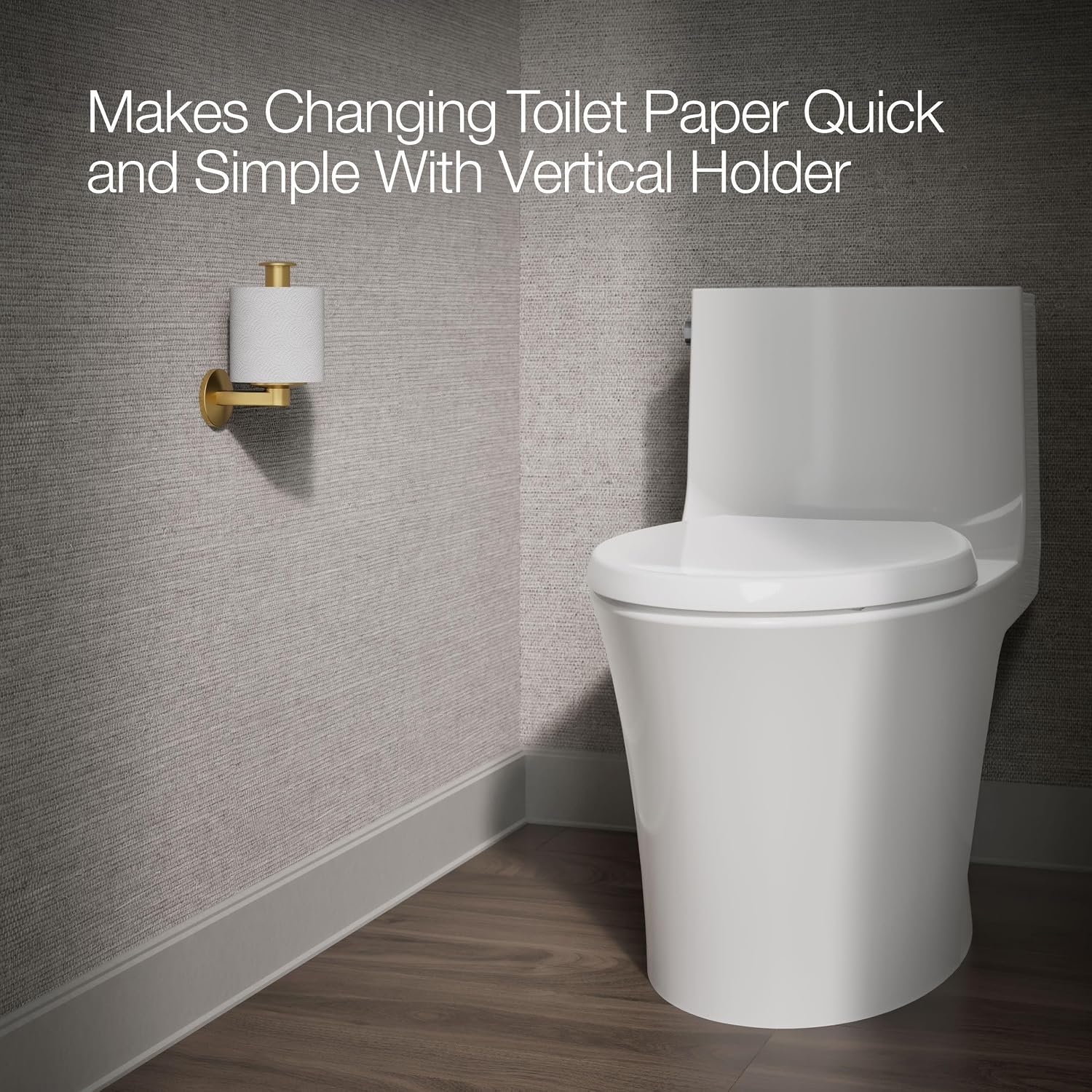 Kohler 78383-2MB Components™ Vertical toilet paper holder