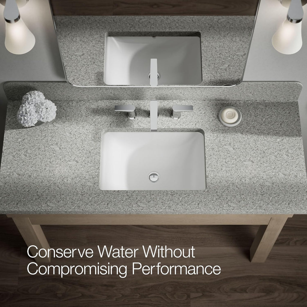 Kohler 97100-4-CP Taut® Widespread Bathroom Sink Faucet, 1.2 gpm, Polished Chrome