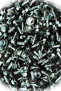 New Pack of (300) Hex Rubber Washer Head 1/4' x 1' Self-Drilling Roofing Siding Screw Multi-Purpose Comprehensive Hardware Fastener Assortment Kit MoPNEM03282