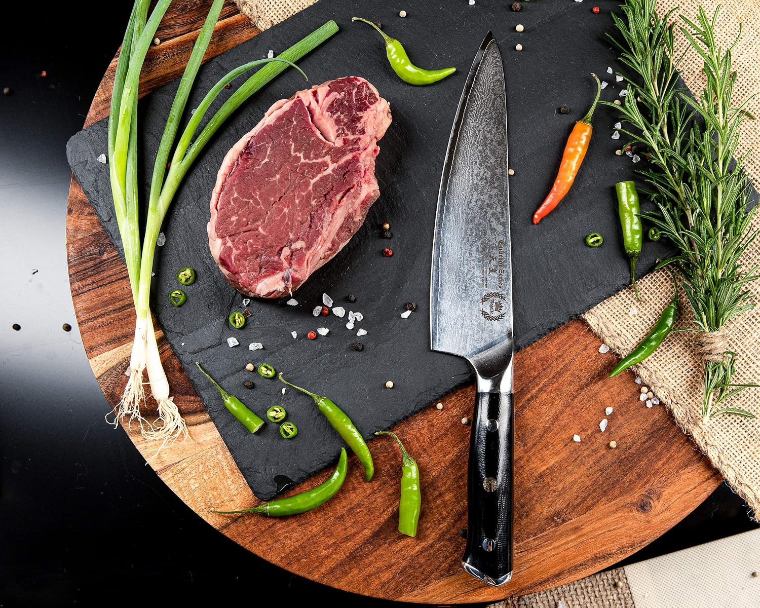 Regalia Chef Knife: Best Professional Quality Japanese Damascus Gyuto 8 Inch AUS10 Super Steel 67 Layer, Razor Sharp, Superb Edge Retention, Stain & Corrosion Resistant Chefs Knives
